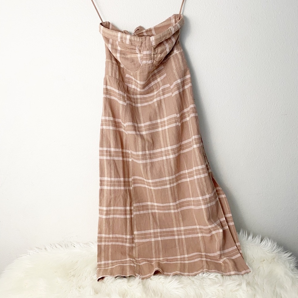NWT Free People Life Like This Strapless Dress Cotton - Picture 7 of 8